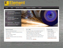 Tablet Screenshot of element-cm.com